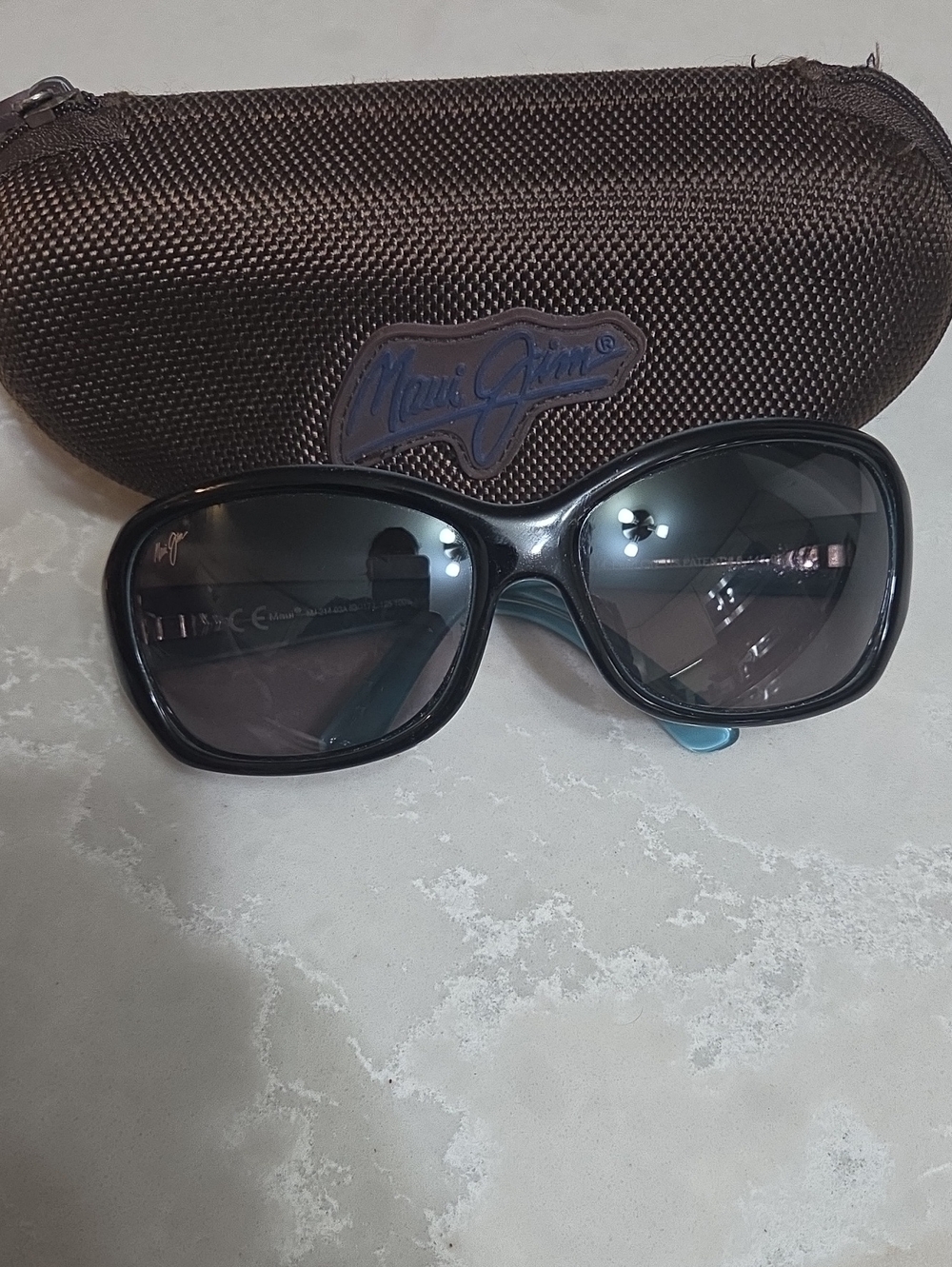 Maui Jim Women's Black Frame with Grey Polarized Lenses Sunglasses